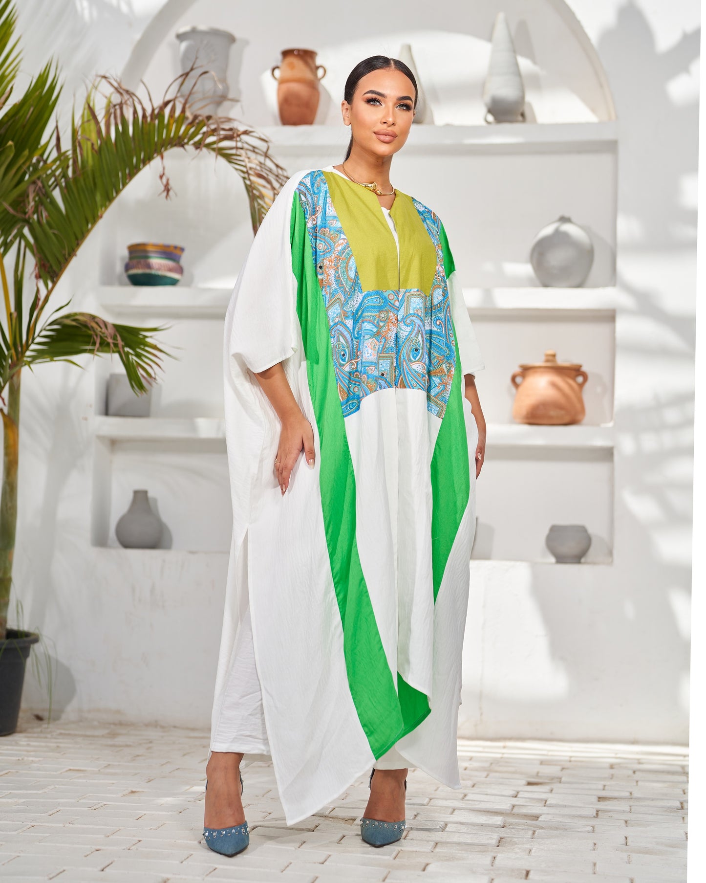 Longline kimono