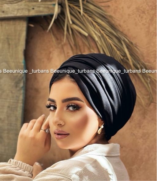 Draped Turban - Black