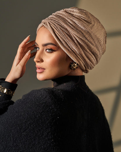 Draped turban