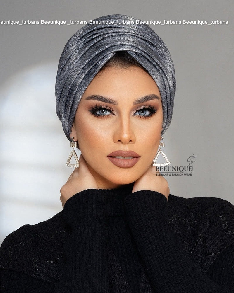 Draped soft turban