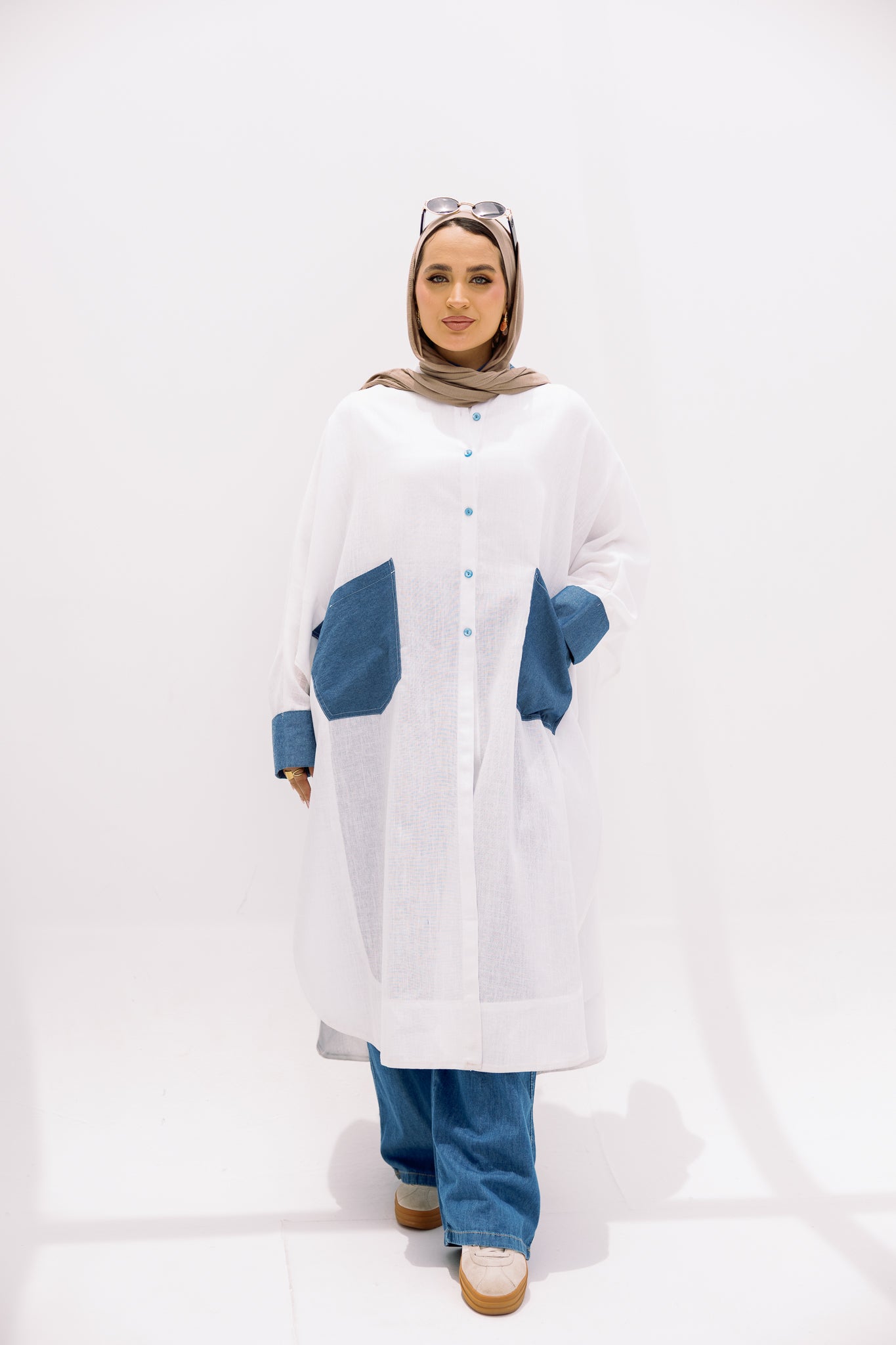 linen long shirt
