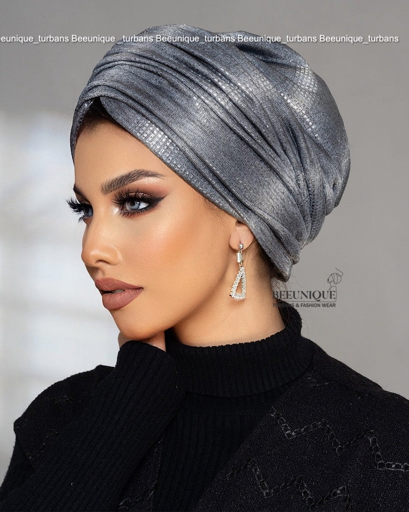 Draped soft turban