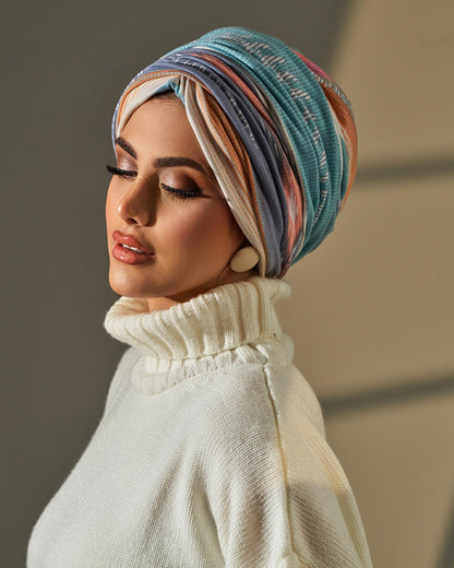 Draped turban