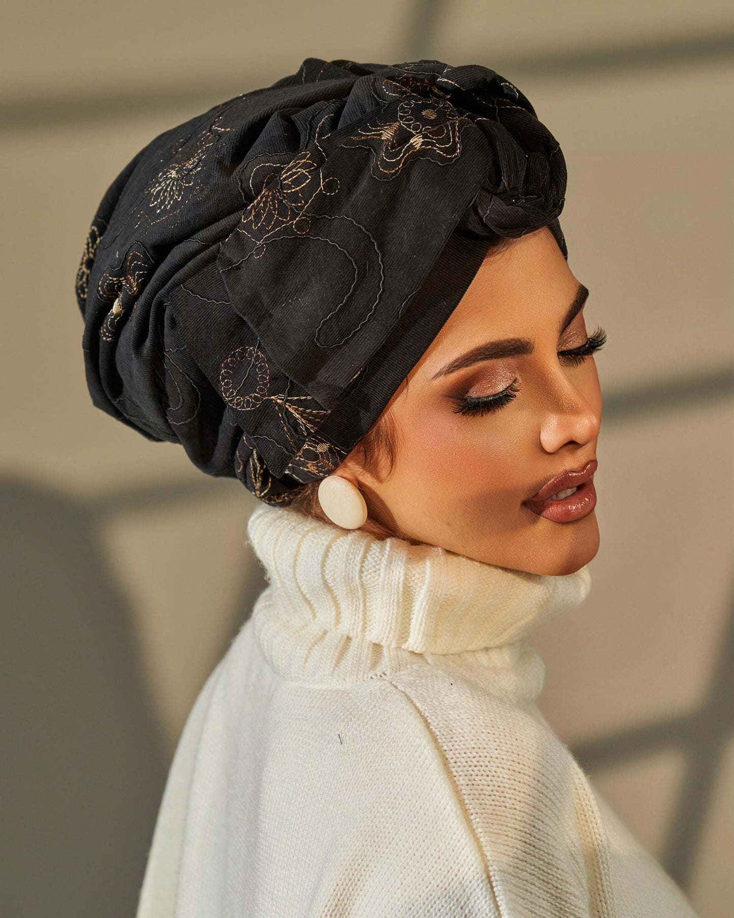 Double bow turban