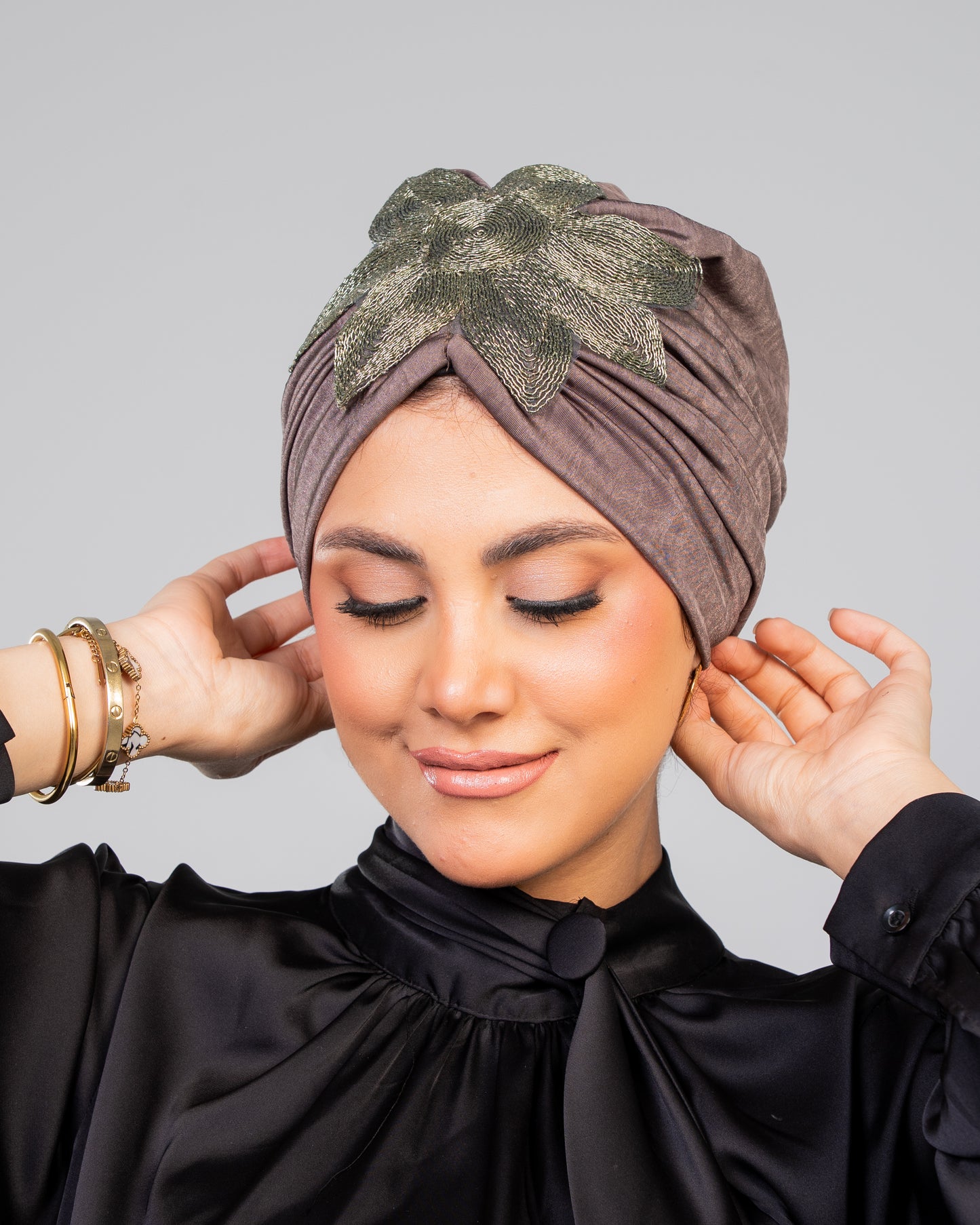 Floral turban