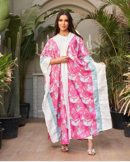 Colorful summer abaya