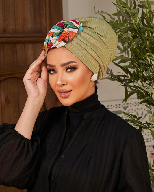 Double bow turban