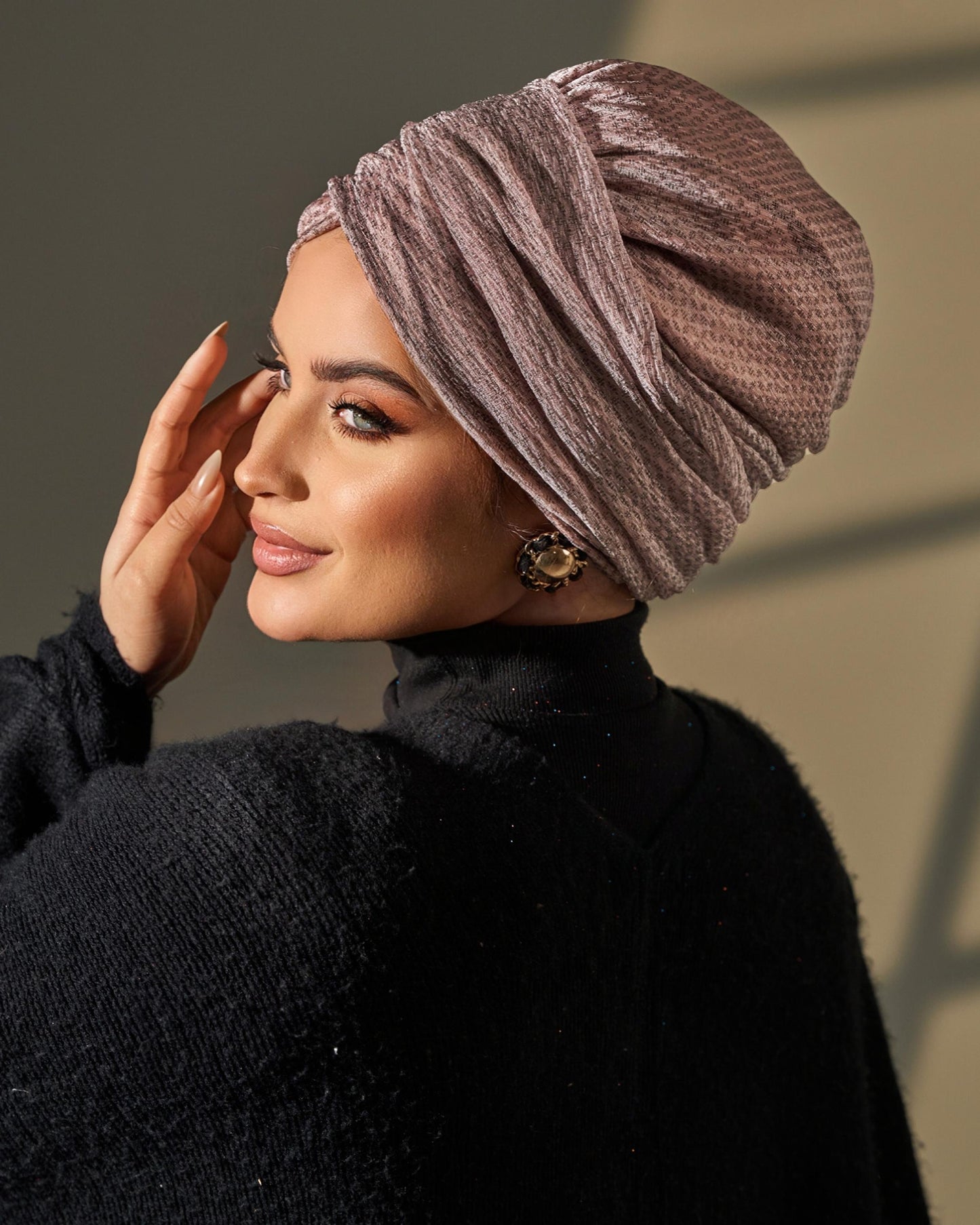 Draped turban