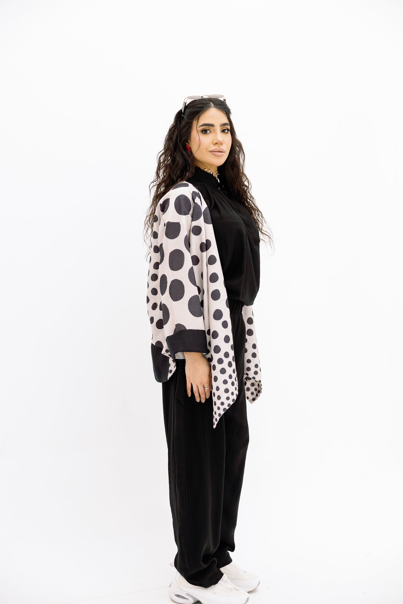 Polka dots cardigan