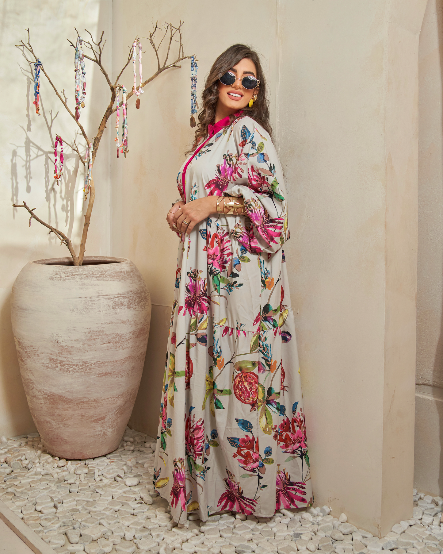 Floral flow dress
