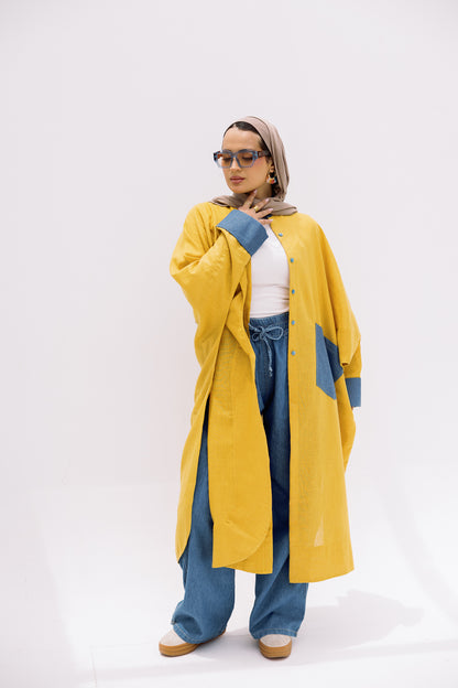 linen long shirt