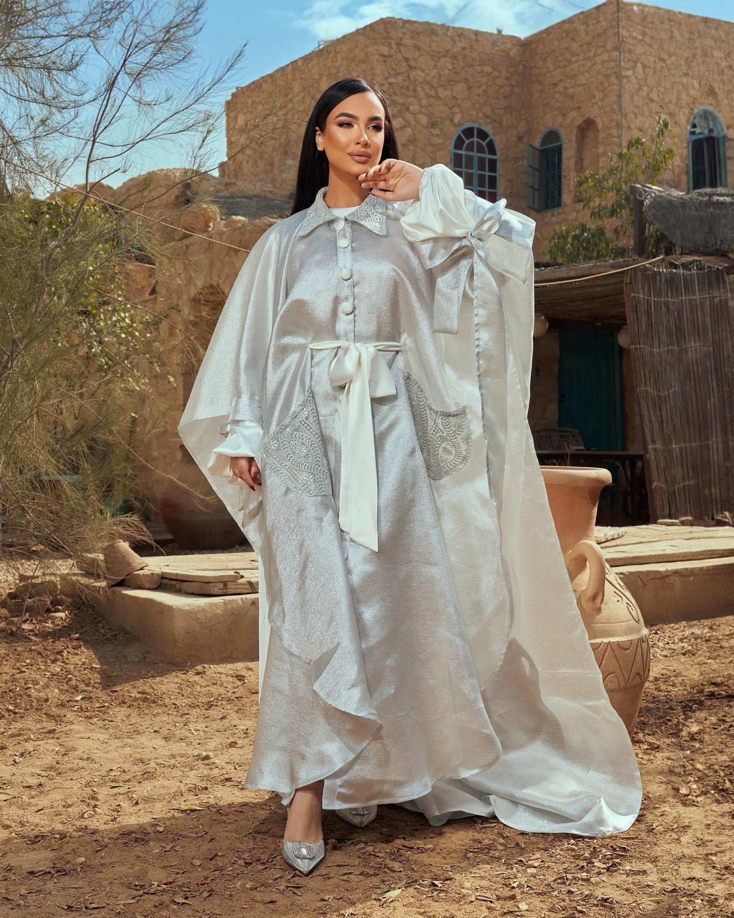 Organza abaya
