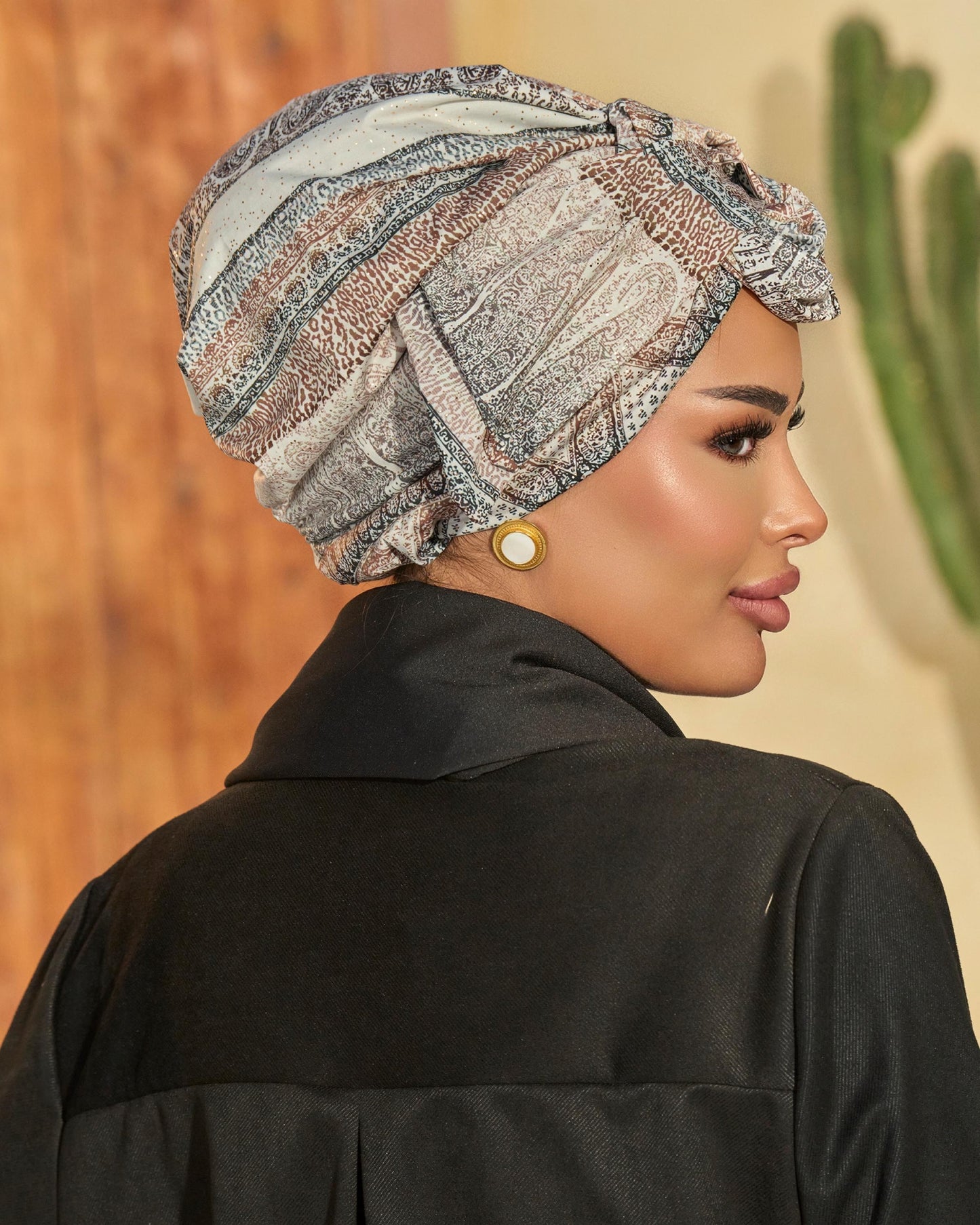 Double bow turban