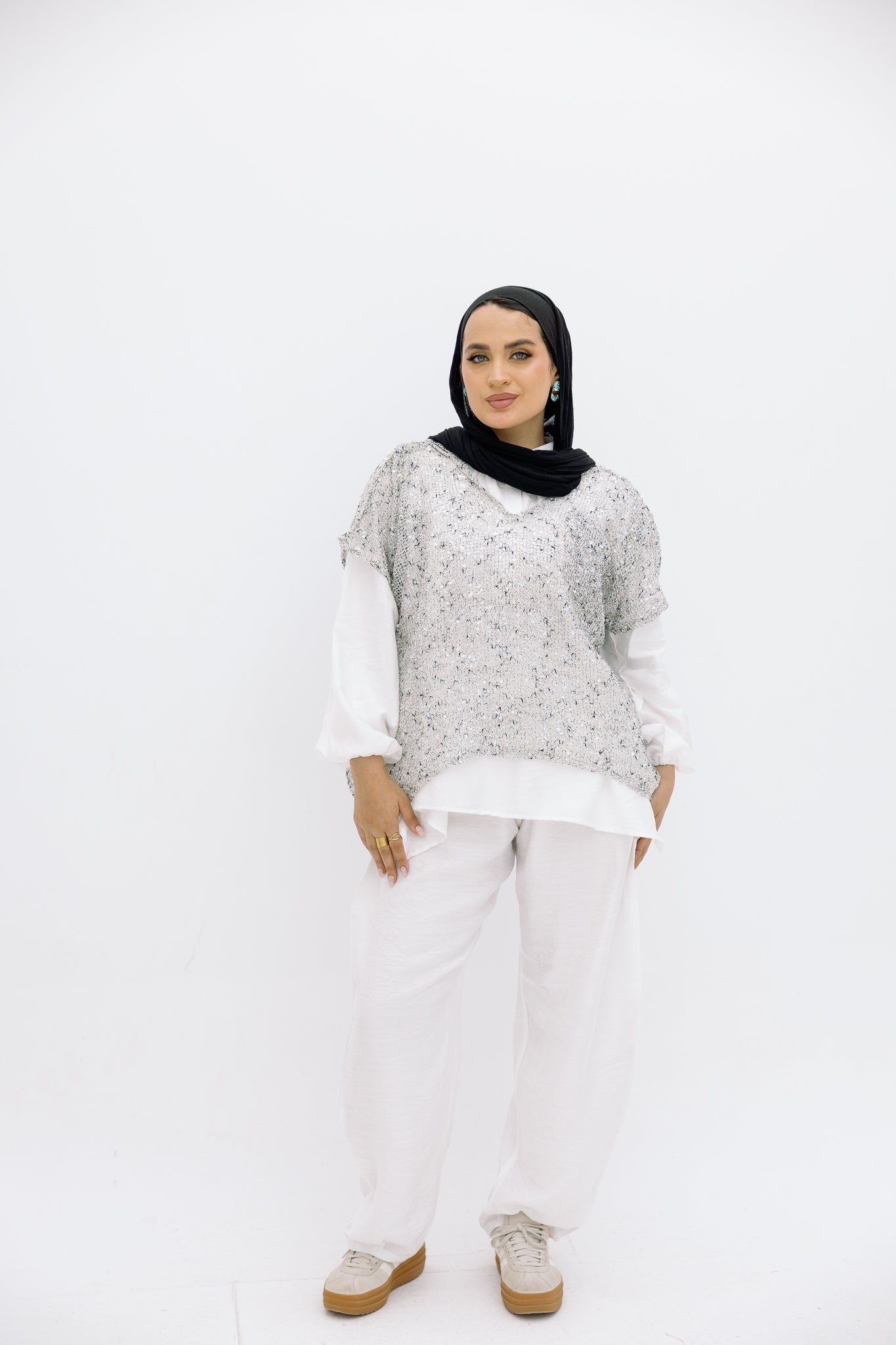 Knit blouse