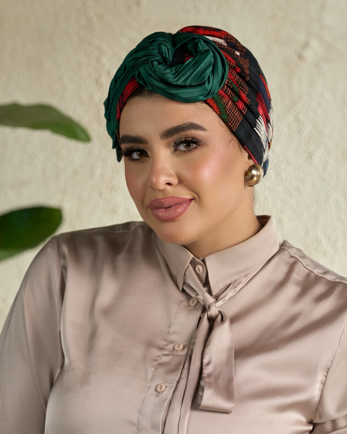 Double bow turban
