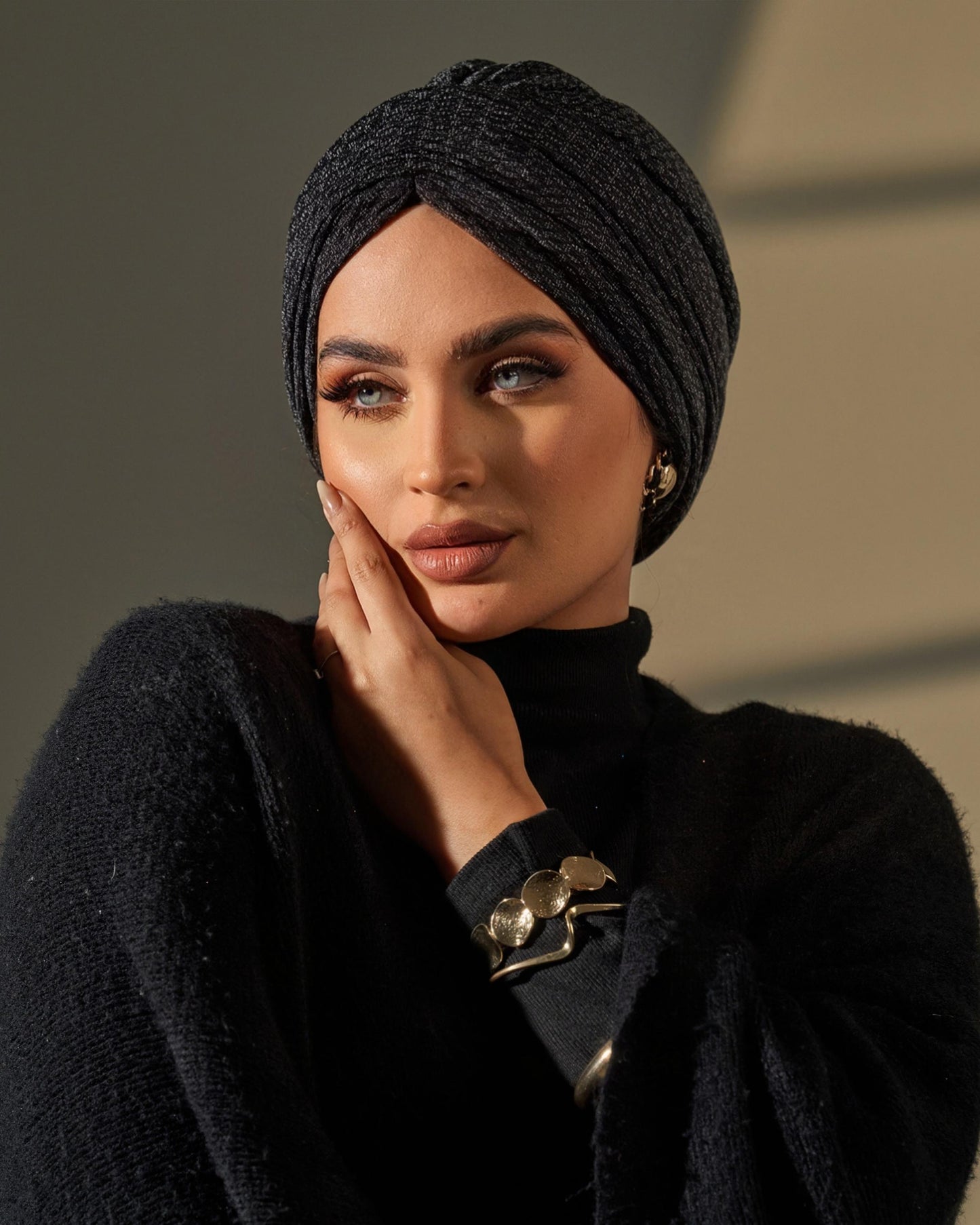 Draped turban