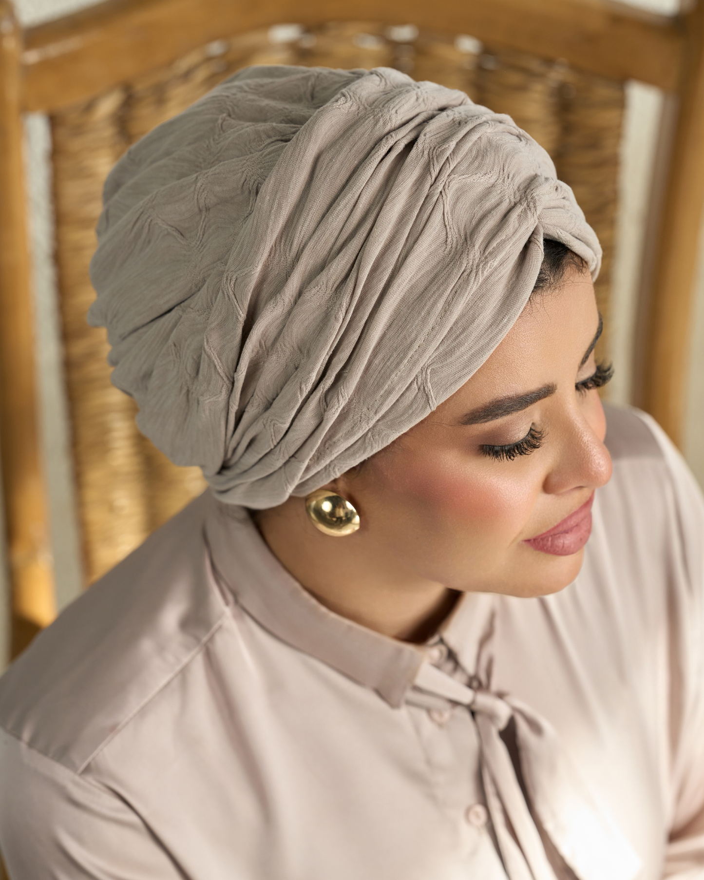 Draped turban