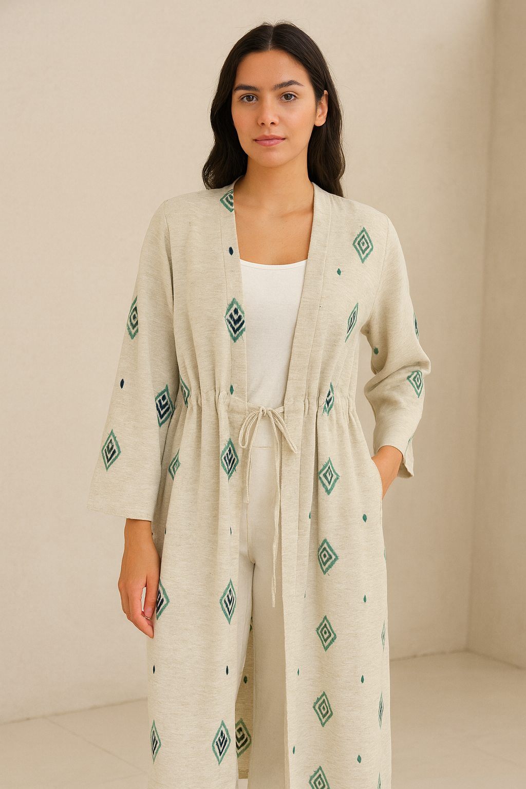 Linen kimono
