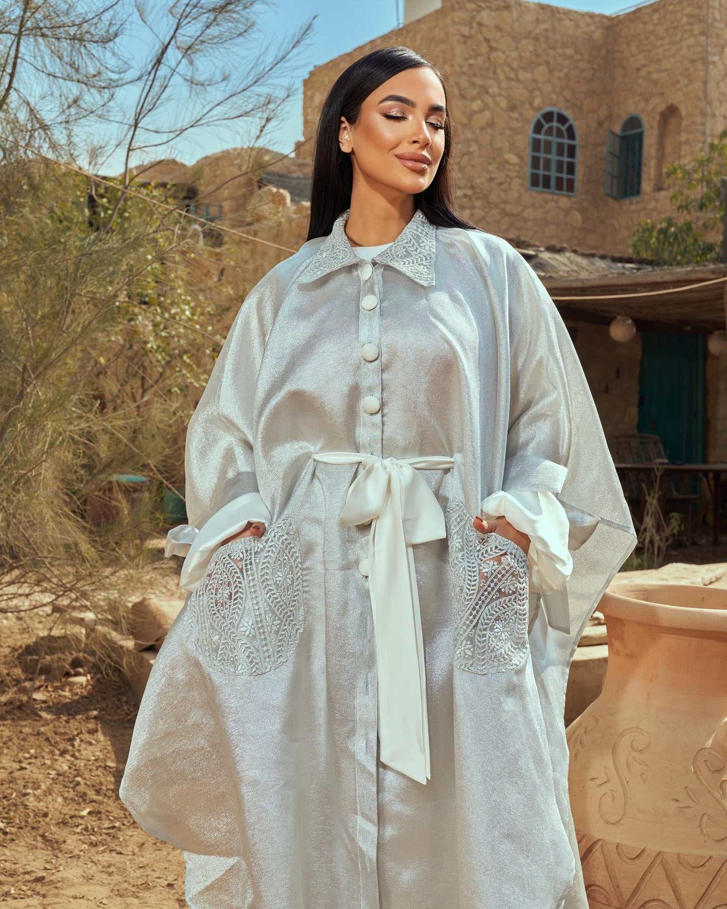 Organza abaya