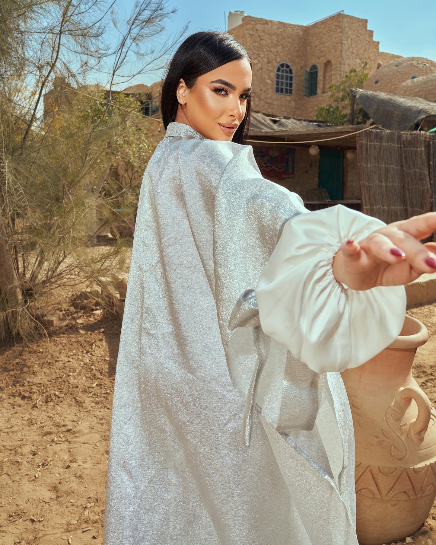 Organza abaya