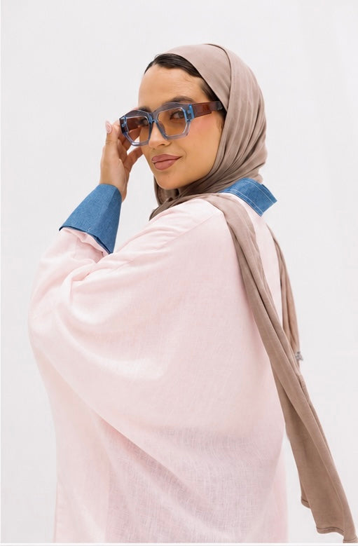 Linen long shirt