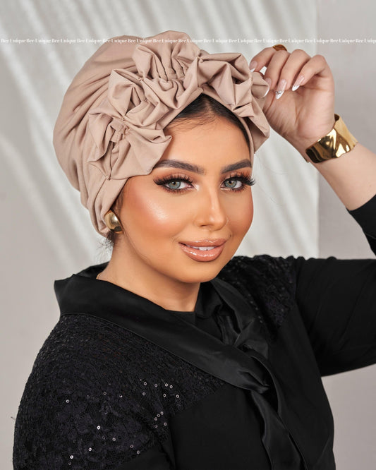Fluffy Lycra turban