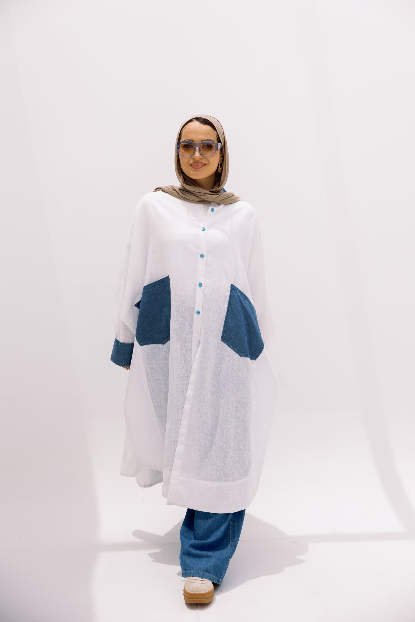 linen long shirt