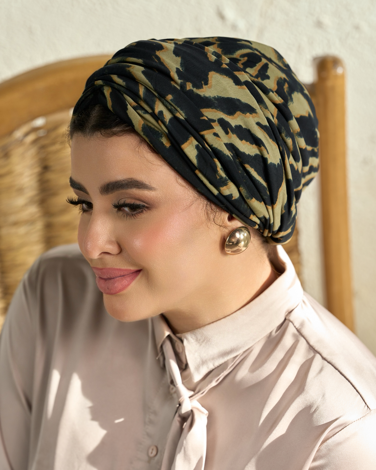 Draped turban
