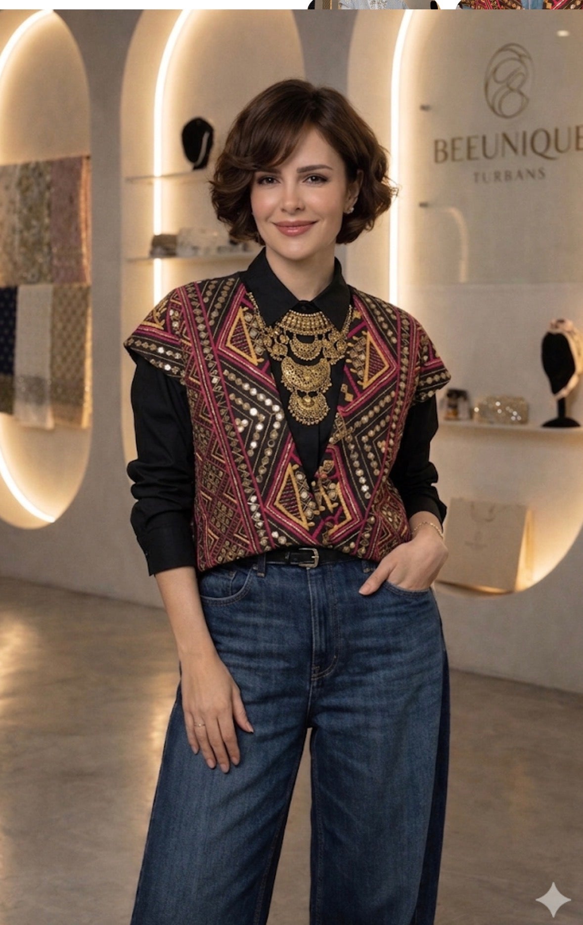 Embroidered Vest