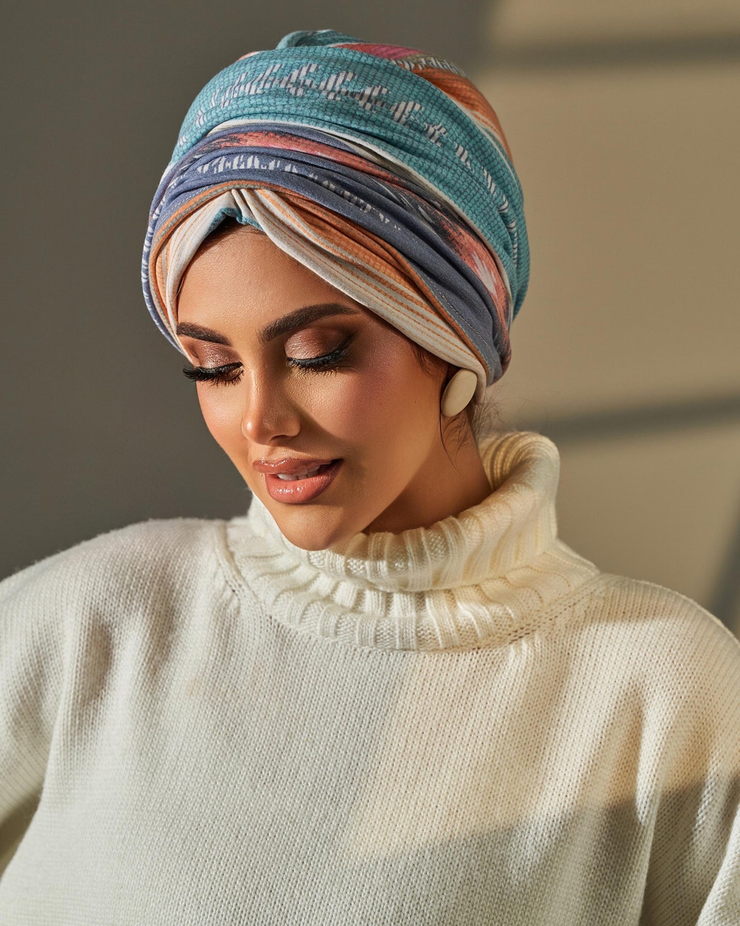 Draped turban