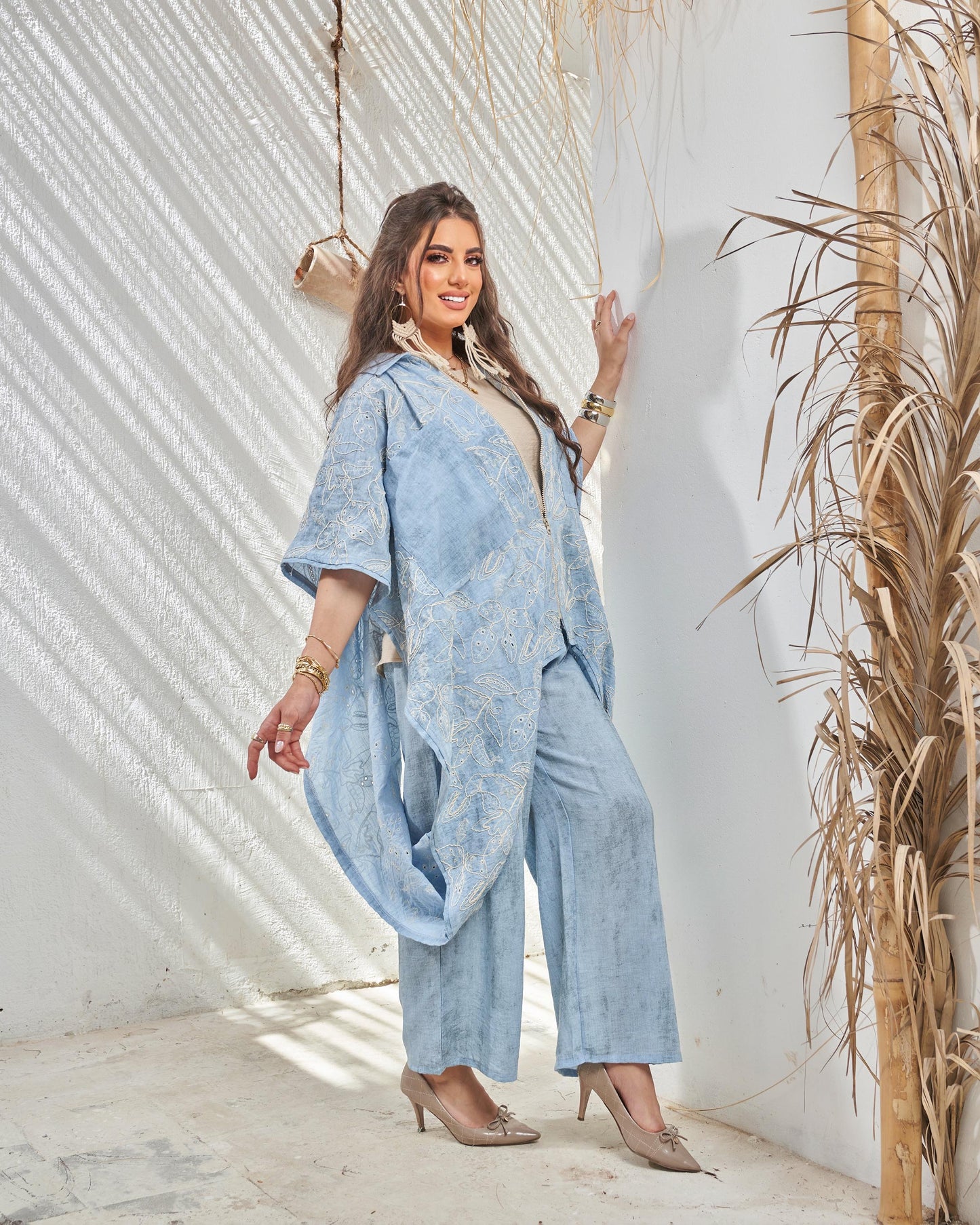 Linen embroidery set