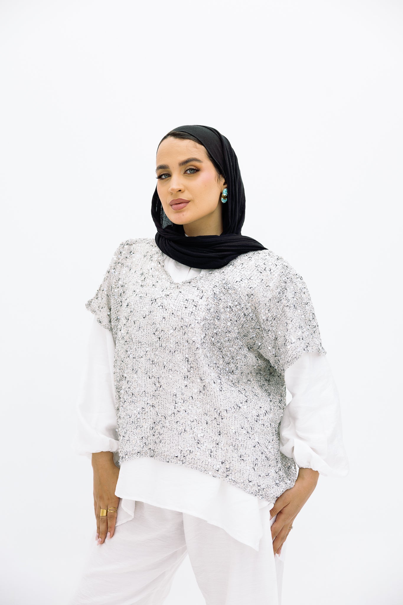 Knit blouse