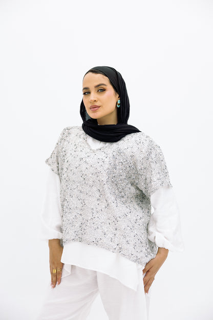 Knit blouse