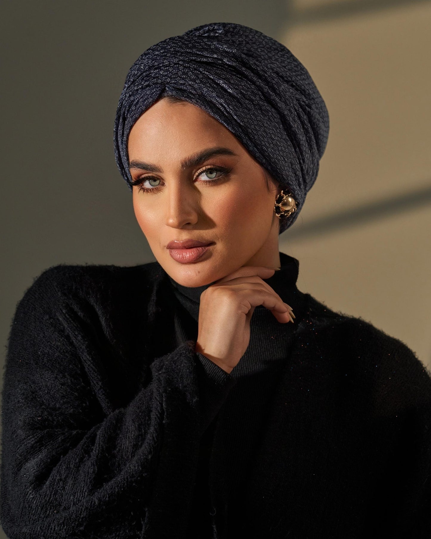 Draped turban