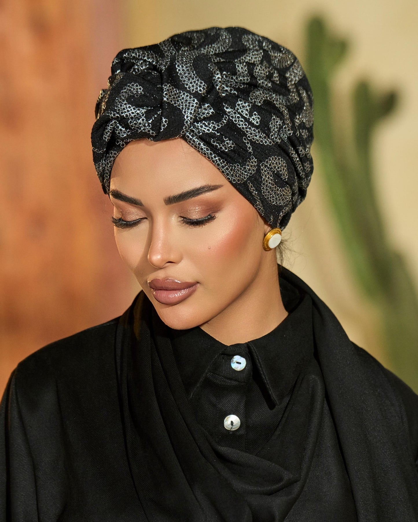 Double bow turban