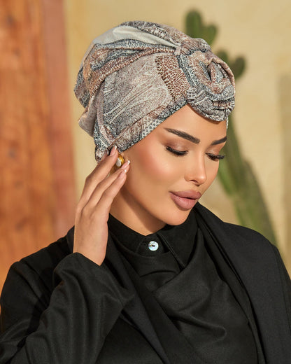 Double bow turban