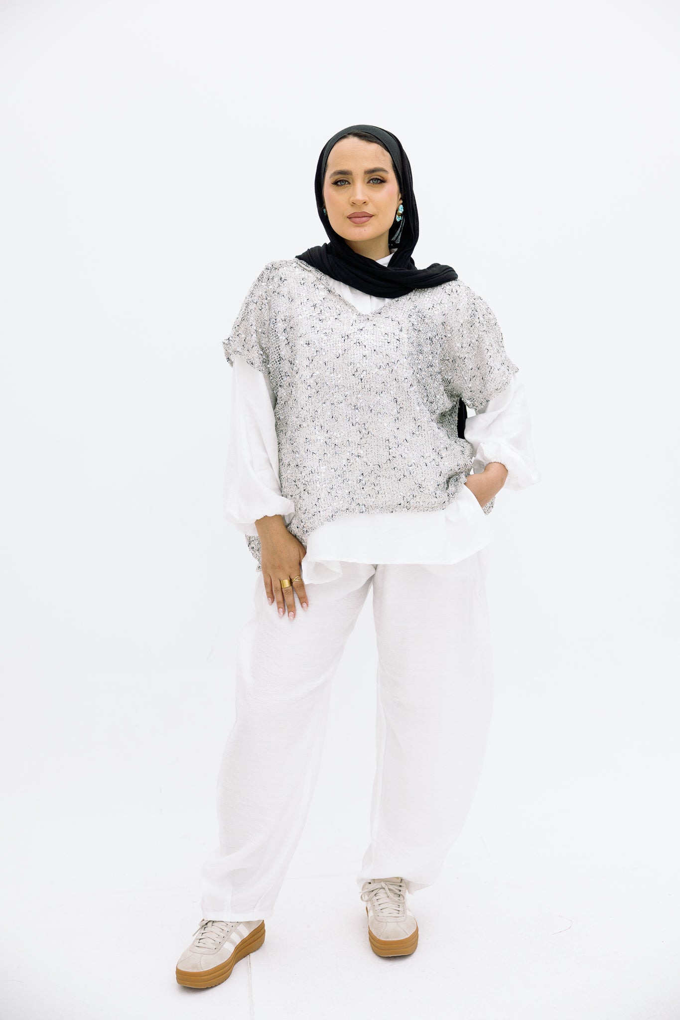 Knit blouse