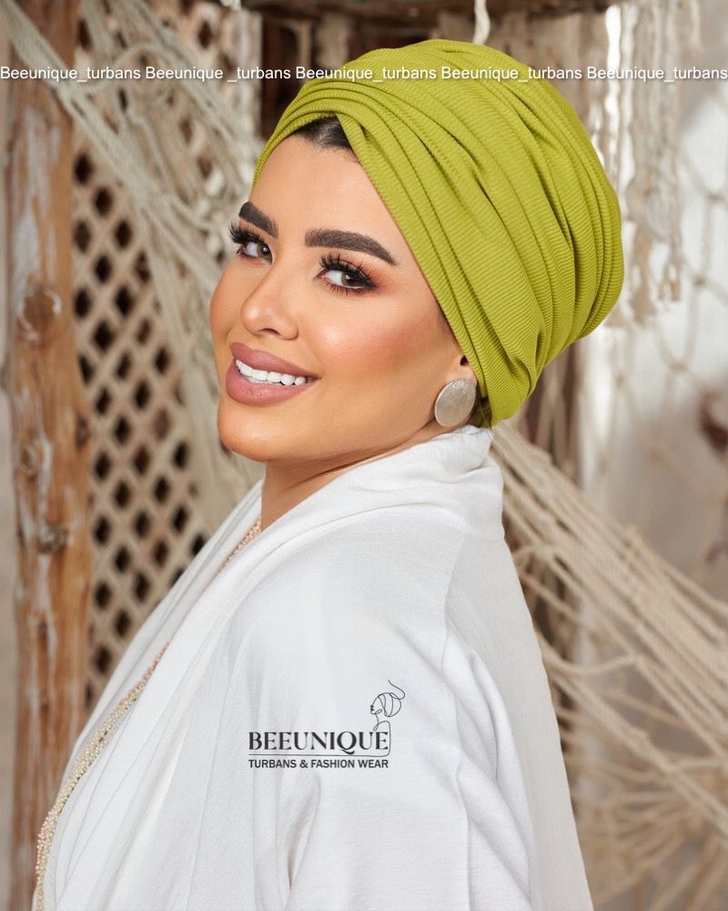 Draped Turban - Green