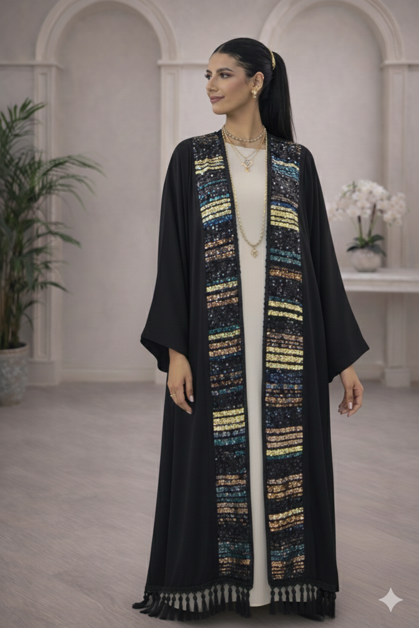 Sequins kimono